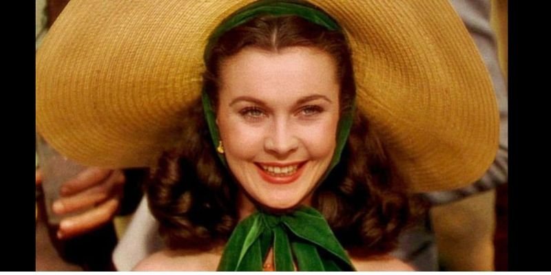 Scarlett O'Har, protagonista de "e o vento levou" (IMAGEM / REPRODUÇÃO)